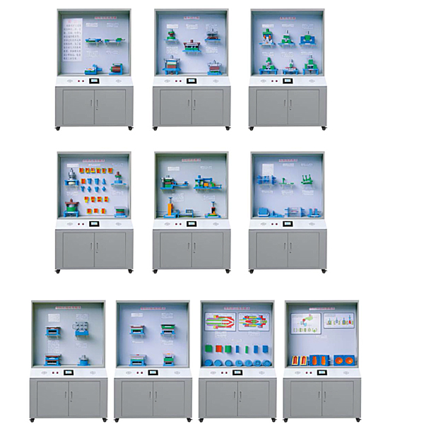 模具示教摆设柜（触控同步语音讲授）,模具讲授摆设柜